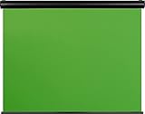 celexon Motor Chroma Key Green Screen 400 x 300 cm - idealer großer Hintergrund für hochwertigen Videocontent, Online-Schulungen oder Webcam-Meetings - 195" Zoll