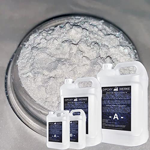 Dipoxy 2K-700 Epoxidharz mit Pigment 1,5kg + 25g Weiss01