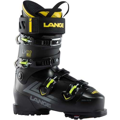 Lange - Skischuhe LX 110 Hv Gripwalk Black Yellow Herren – Größe 43,5 – Schwarz