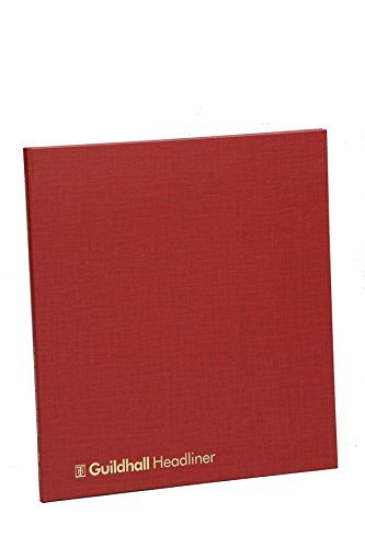 Guildhall Spaltenbuch mit Kopfleiste Serie 48 6/12 Portokassenspalten 80 Blatt 298 x 273 mm