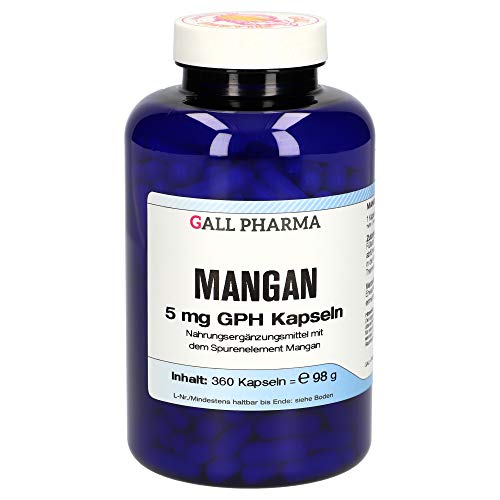 Gall Pharma Mangan 5 mg GPH Kapseln, 1er Pack (1 x 360 Stück)