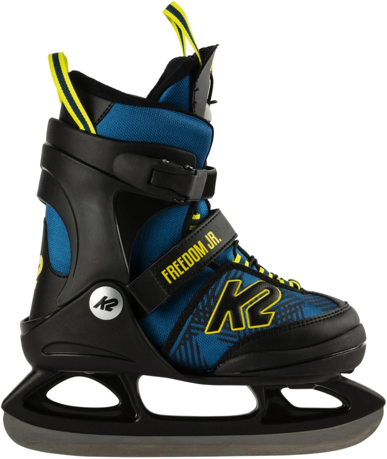 K2 Freedom Ice Boy verstellbarer Schlittschuh (29.0 - 34.0, blue/yellow)