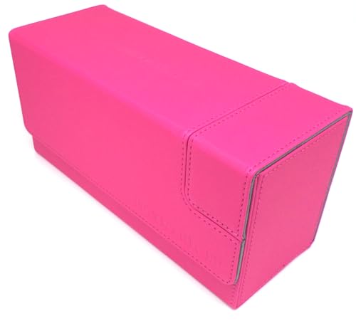 docsmagic.de Premium Magnetic Tray Long Box Pink Small - Card Deck Storage - Kartenbox Aufbewahrung Transport Rosa