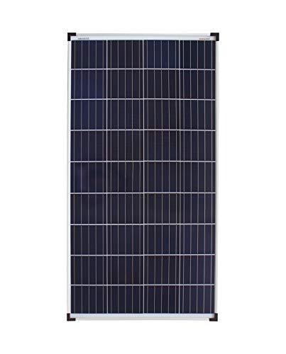 Enjoysolar Poly 140W 12V Polykristallines Solarpanel Solarmodul Photovoltaikmodul ideal für Wohnmobil, Gartenhäuse, Boot