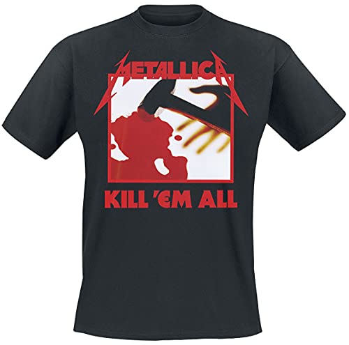 Metallica Kill 'Em All Männer T-Shirt schwarz 4XL 100% Baumwolle Band-Merch, Bands