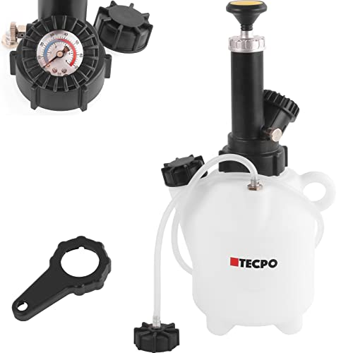 TECPO Bremsenentlüftungsgerät 2 Liter Bremsenentlüfter Bremsflüssigkeit Wechseln