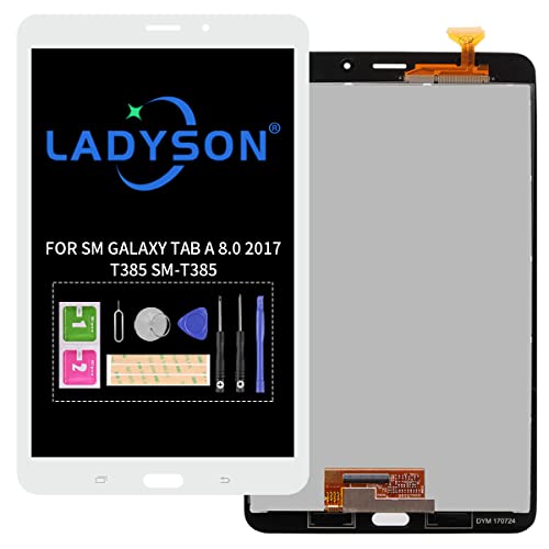 Ersatzbildschirm für Samsung Galaxy Tab A 8.0 2017 SM-T385 LCD T385 Display Matrix SM T385 Touchscreen Digitizer Glas Komplette Montage Reparaturteile Kit