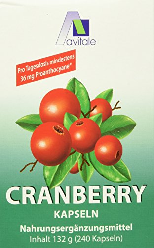 Avitale Cranberry Kapseln 400 mg, 240 Stück, 132 g