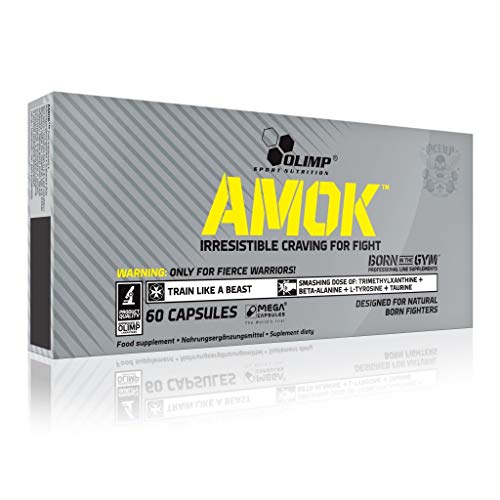 Olimp Amok | mit Beta-Alanin und Taurin | 60 Kapseln, 1er Pack (1 x 93.6 g)