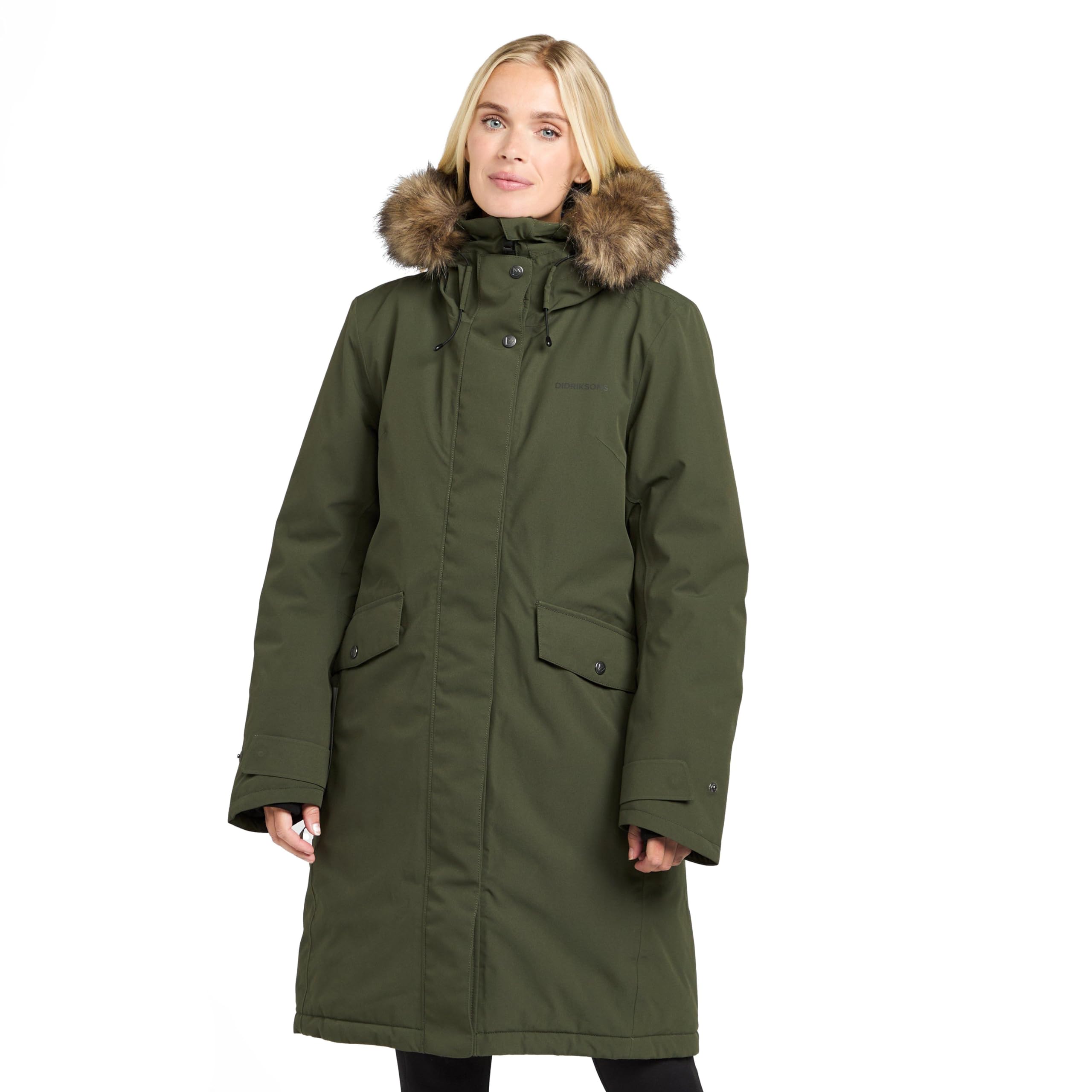 Didriksons Erika Women's Parka 3, Größe_Bekleidung_NR:48, Farbe:deep green