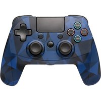 snakebyte PS4 GAME:PAD 4 S Wireless Bluetooth - blau camouflage - kompatibel mit allen PlayStation 4 Modellen