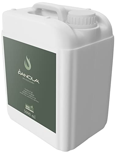 Planika Fanola Premium - Bioethanol Brennstoff zur Verwendung in Kaminen, Brennern, Öfen | Flüssigkeit | Nachhaltig | Pflanzlicher Ursprung | Kein Rauch, kein Geruch (4x5L)