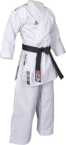 Karate-Gi „Bunkai 2.0“ (WKF approved) - weiss-rot, 175 cm