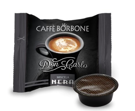 Kompatible Kapseln Lavazza A Modo Mio Kaffee 'Borbone Don Carlo Mischung schwarz