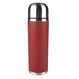 Emsa 515715 Senator Manschette Isolierflasche, Mobil genießen, 1,0 L, Safe Loc Verschluss, rot