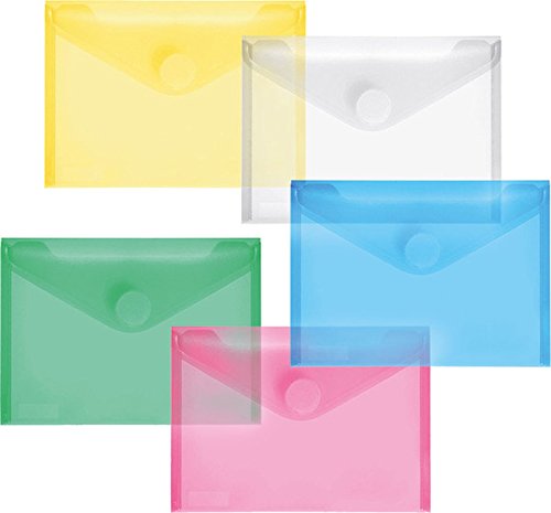 FolderSys PP-Umschlag 10er Set (A6, Mehrfarbig, 50 Umschläge)