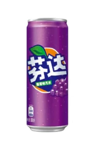 Chinesische Fanta - 0,33 Liter Dosen + Heartforcards® Versandschutz (Grape, 12 Pack)