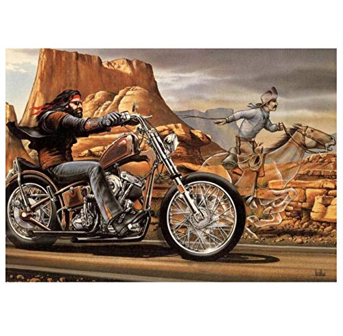 ZOEOPR Plakat David Mann Ghost Rider Plakat Wandkunst Leinwand Malerei Plakat Home Dekoration für Wohnzimmer 50 * 70Cm No Frame