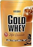 Weider Gold Whey Protein Schoko, Low Carb, Eiweißpulver für Fitness und Bodybuilding, 500g