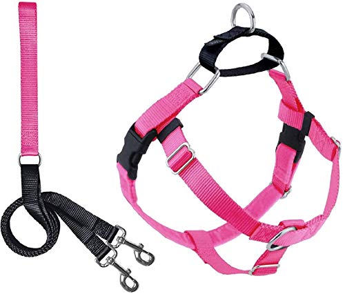 2 Hounds Design 818557021542 No-Pull Dog Harness with LeashMedium (5/8 Zoll Wide) MHot Pink