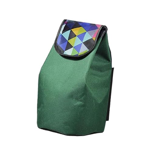 40L Einkaufswagen Ersatztasche - Einkaufstasche Shopping Trolley Ersatztasche, Wasserdichte Oxford-Stoff-Einkaufstasche, Faltbare Aufbewahrungstasche, Multifunktionale Trolley-Einkaufstasche ( Color :