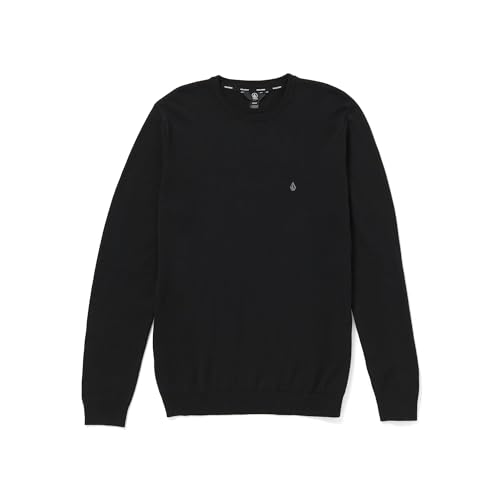 Volcom Herren Uperstand Sweater Sweatshirt, schwarz, S