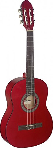 Stagg C430 3/4 Größe Name Klassische Gitarre - Schwarz 3/4 rot