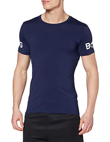 Björn Borg Men's Borg T-Shirt, Blue (Blue Peacoat), XX-Large