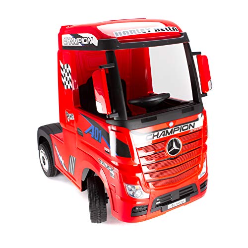 Mercedes Benz Actros Kinder Truck LKW - 3-5 Jahre bis 30 kg, Kinderfahrzeug mit Sound - Elektroauto Kinderauto LKW Truck Kindertruck