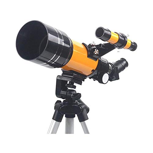 Teleskope für Kinder und Erwachsene, Anfänger-Teleskop, 70 mm Apertur, brechendes Teleskop, Reflektor-Teleskop für Anfänger, höhenverstellbares Stativ Warm as Ever