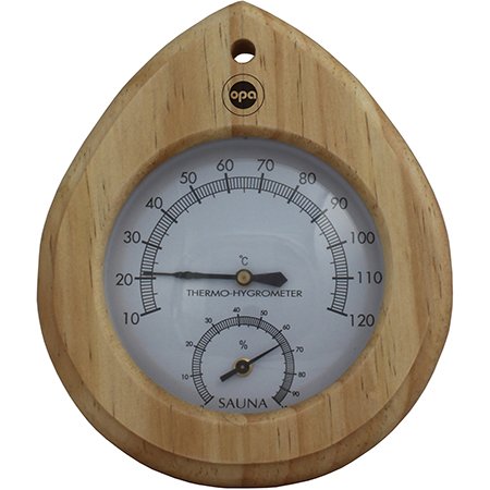 OPA Sauna-Thermo- und Hygrometer, Holz, finnisches Design