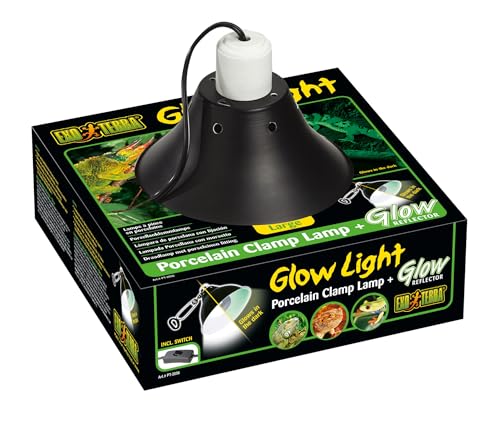EXO TERRA Klemmleuchte »Glow Light«, mit fluoreszierendem Reflektor, Ø: 21 cm