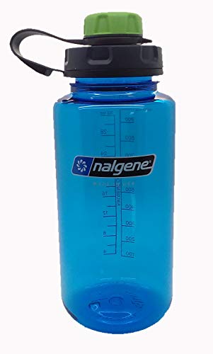 Nalgene Flasche 'Everyday Weithals' - 1 L, blau, capCAP'-grün