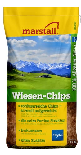 marstall Premium-Pferdefutter Wiesen-Chips, 1er Pack (1 x 15 kilograms)
