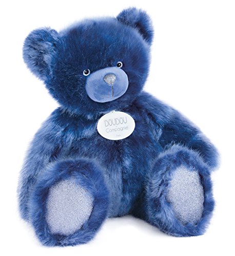 Doudou et Compagnie Bär Kollektion Plüsch blau Nacht 60 cm