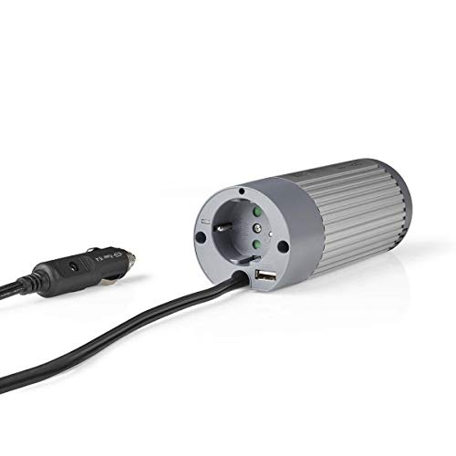 TronicXL Profi Wechselrichter 12V 230V 100W + USB Port Lade Buchse Spannungswandler Zigarettenanzünder Steckdose Adapter Konverter Converter Strom für KFZ Auto umwandeln modifizierte Sinuswelle