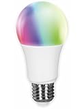 tint Smarte LED-Birne E27 – Steuerbar per Alexa, Fernbedienung oder App – Dimmbare E27 Glühbirne mit weißem und farbigem Licht RGB, 9,5 W