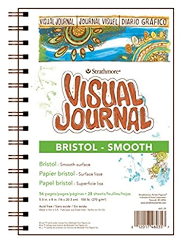 Pro-Art Wandbild Papier Strathmore Visual Journal Bristol glatten 14 cm x 20,3 cm, 28 Blatt
