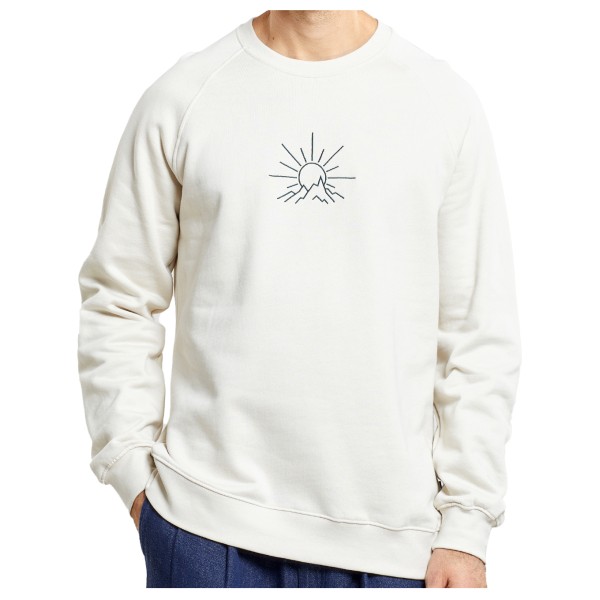 DEDICATED - Sweatshirt Malmoe Line Mountain - Pullover Gr S weiß