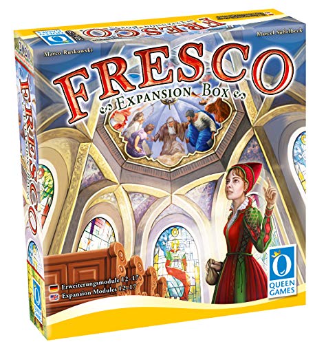 Queen Games 10555 - Fresco Expansion Box (Exp. 12-17 )