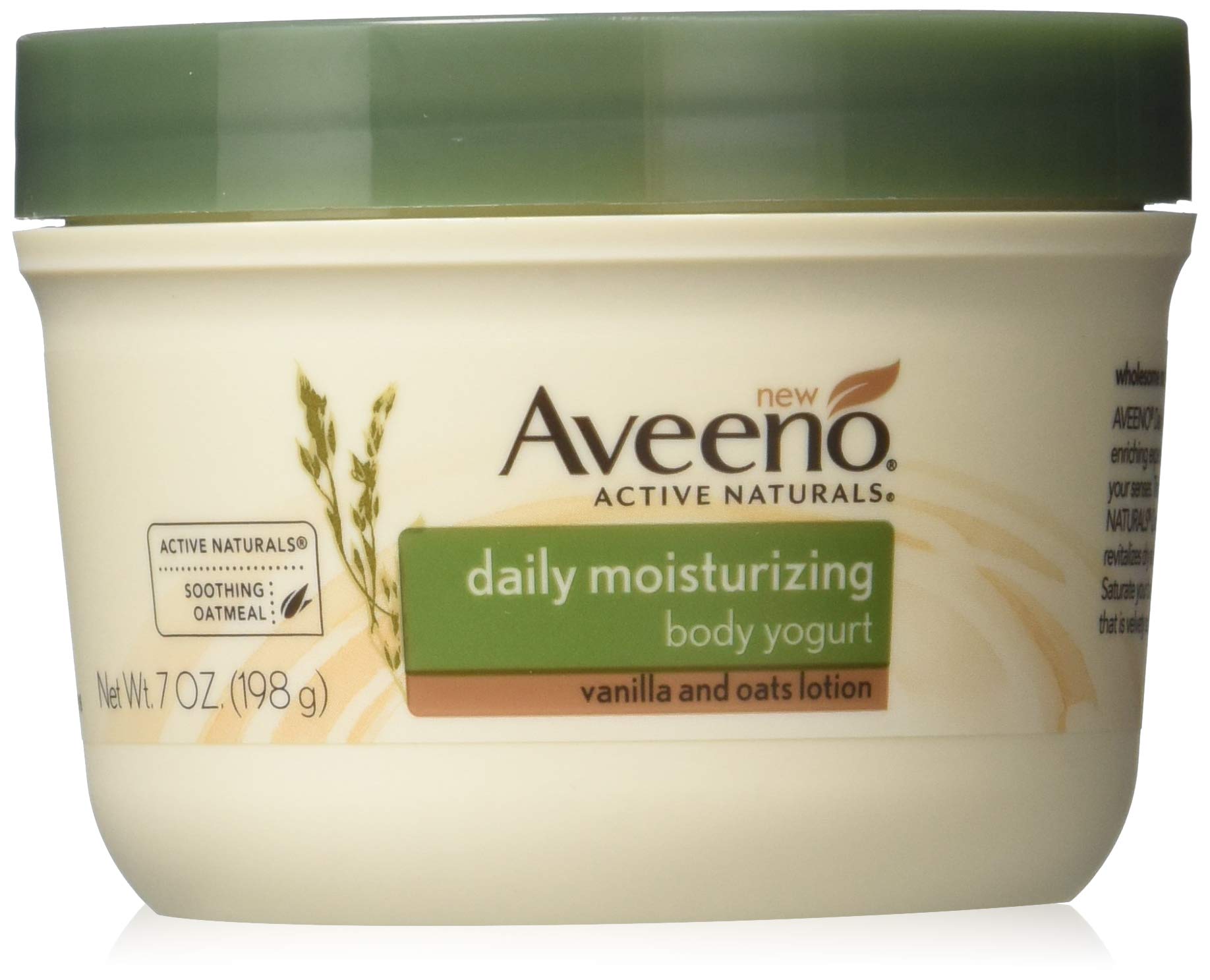 Aveeno Täglich Moisturizing Joghurt Body Lotion für trockene Haut mit Vanilla Scent & Soothing Hafer, 7 oz (2er Pack)