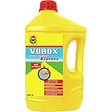 VOROX Unkrautfrei Express - Unkrautvernichter gegen Klee, Löwenzahn, Giersch, Moos - Konzentrat - Anwendung zwischen Gemüse- und Zierpflanzen - 2,2 Liter