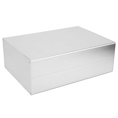 Aluminium-Projektbox, 80x160x220mm Mattes Silber Elektronisches Gehäuse Gehäuse DIY Aluminiumbox GPRS-Leiterplattenschale