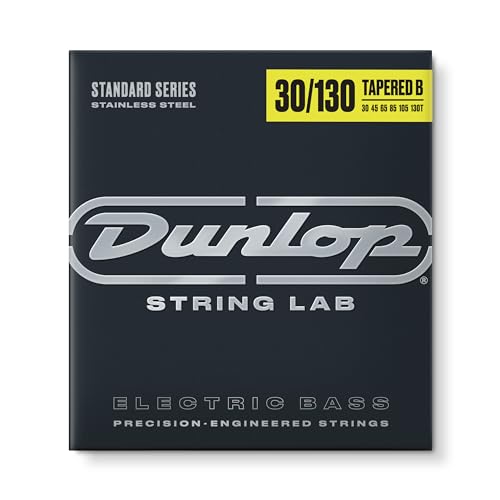 Dunlop DL STR DBS 030/130T Stainless Steel 6-String Medium 030-130 Taper Wound
