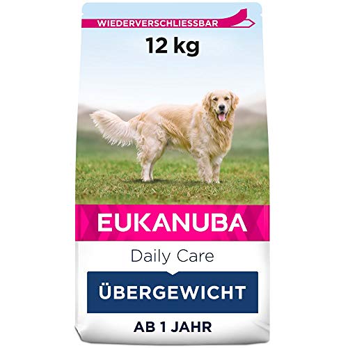 Eukanuba Daily Care Trockenfutter für Hunde mit Übergewicht, 12 kg
