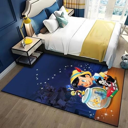 ENILSA Cute Cartoon Monster Game Carpet, Living Room Carpet,Bedroom Sofa Door Mat Decoration,Anti-Slip Floormat Flannel Carpet 80X120Cm