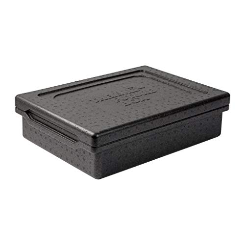 Thermo Future Box Dinnerbox, Lunchbox, EPP (expandiertes Polypropylen), schwarz, innen 420 x 295 x 80 mm
