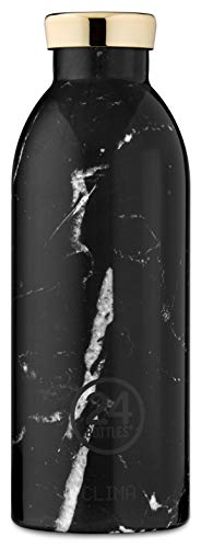 24Bottles® Clima Bottle Black Marble 850ml Marmorschwarz