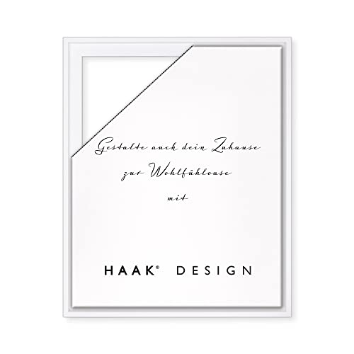 HaakDesign Schattenfugenrahmen Levi in Weiß (matt) 70 X 110 cm für Keilrahmenbilder und Leinwände