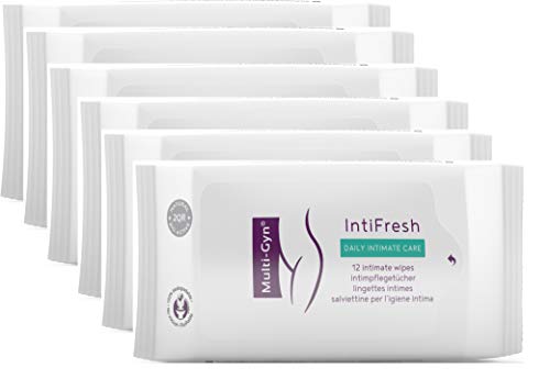 Multi-Gyn IntiFresh Intimpflegetücher, 6er Pack (6 x 12 Stück)